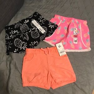 Set of 3 toddler girl bottoms